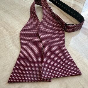 Red, White and Blue Patterned Bow Tie